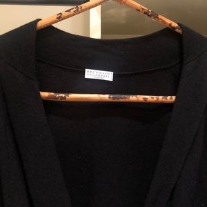Brunello Cucinelli Black Cashmere Sweater